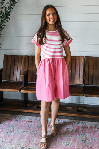 Effortlessly Styled • Pink Stripe