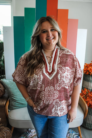 Perfect Fall Escape • Brick - PLUS - FINAL SALE