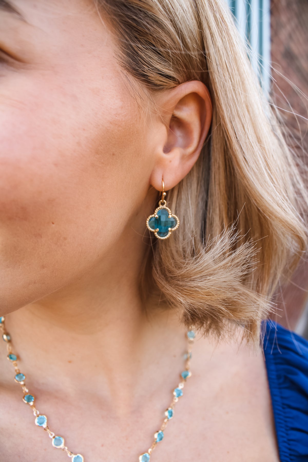 Grace & Charm Earrings • Turquoise Blue - FINAL SALE