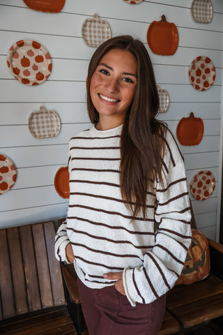 Cider Season Stripes • Cream
