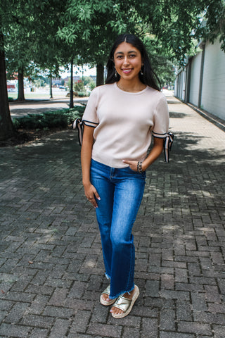 No Bow about it. • cream - FINAL SALE