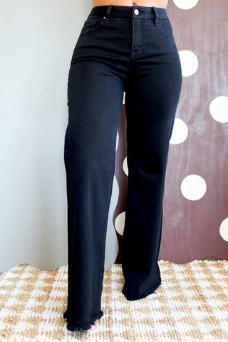 Vivian Wide Leg | Tummy Control • Black