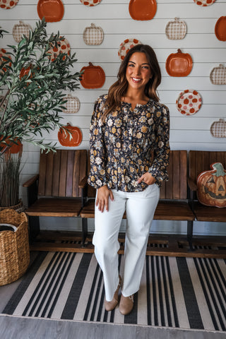 Time To Gather • Black Floral
