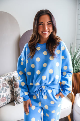 On The Spot Pant Set • Blue