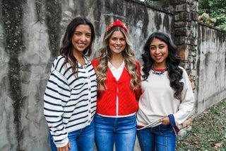 Sleigh Bells Ringer Top • Cream