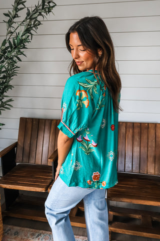 Botanical Beauty • Green Floral
