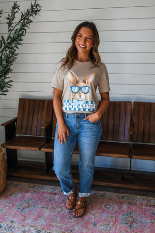 Happy Easter Graphic Tee • Light Mocha