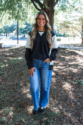 Over & Under Colorblock • Black