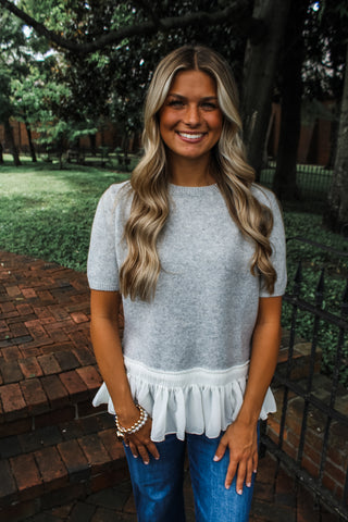 She’s got plans • heather grey - FINAL SALE