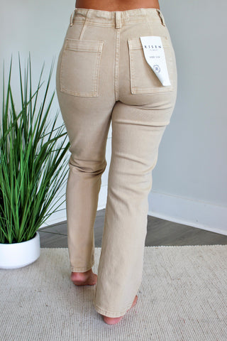 Frankie Patch Pocket Straight • Tan