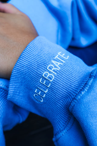 Celebrate The Cozy Pullover • Blue