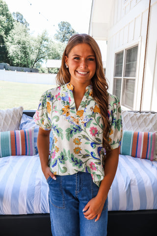 Sundance Blooms • Cream Floral