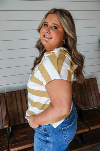 Beachside Stripes • Yellow