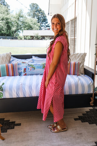 Between The Lines • Hot Pink Stripes