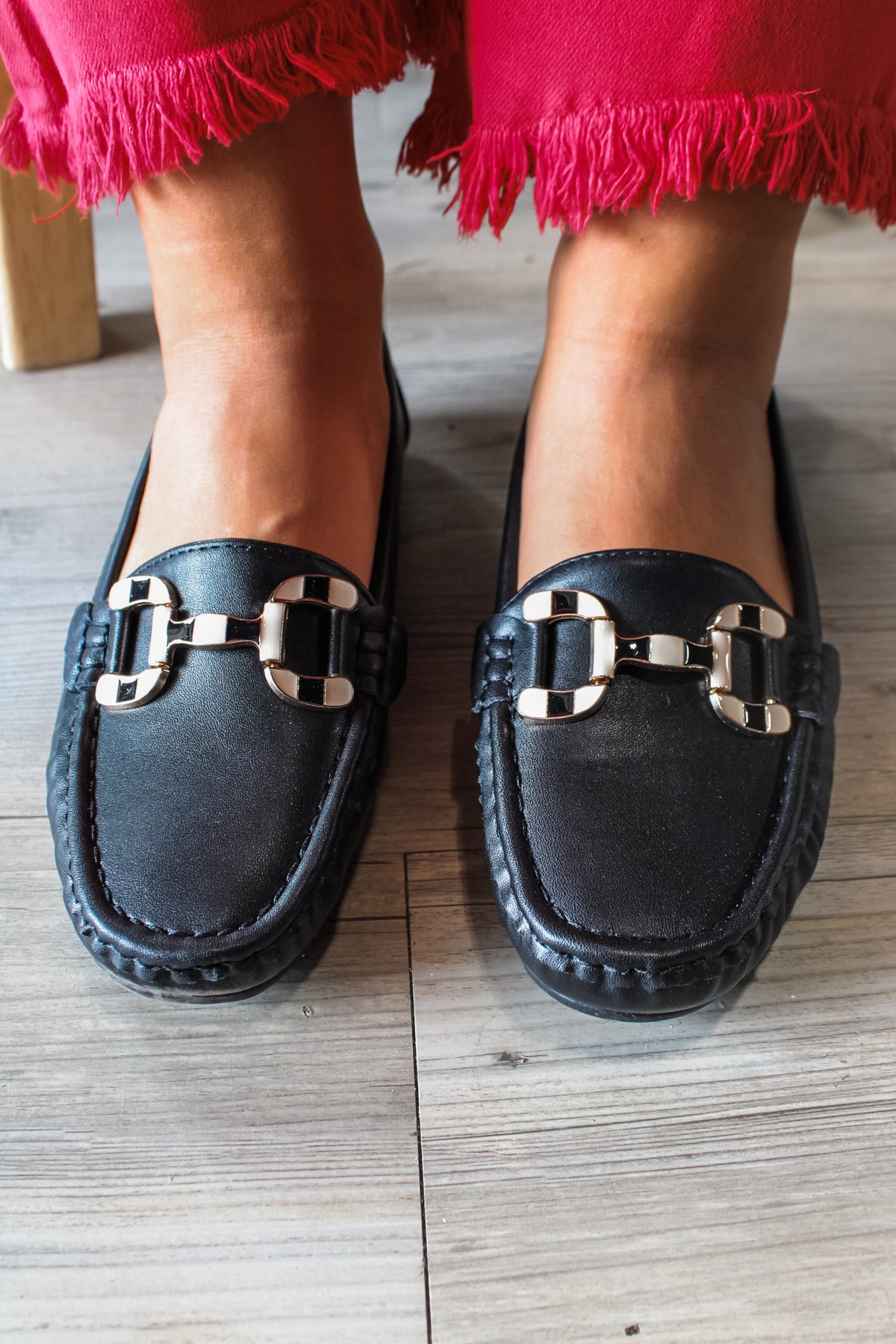 Holiday Drives Buckle Loafer • Black