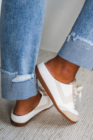 Mackay Mule Sneaker • Beige Combo