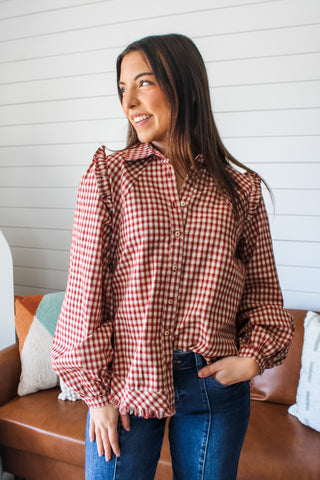 Autumn In The Country • Red Gingham - FINAL SALE