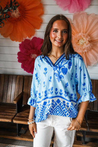 Lakeside Blooms • Blue