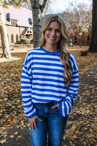 Jingle Bell Time • Blue Stripe