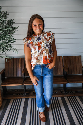 Autumn In The Air • Cream Floral
