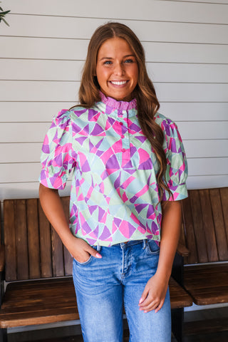 Springtime Blessings • Purple/Green - FINAL SALE