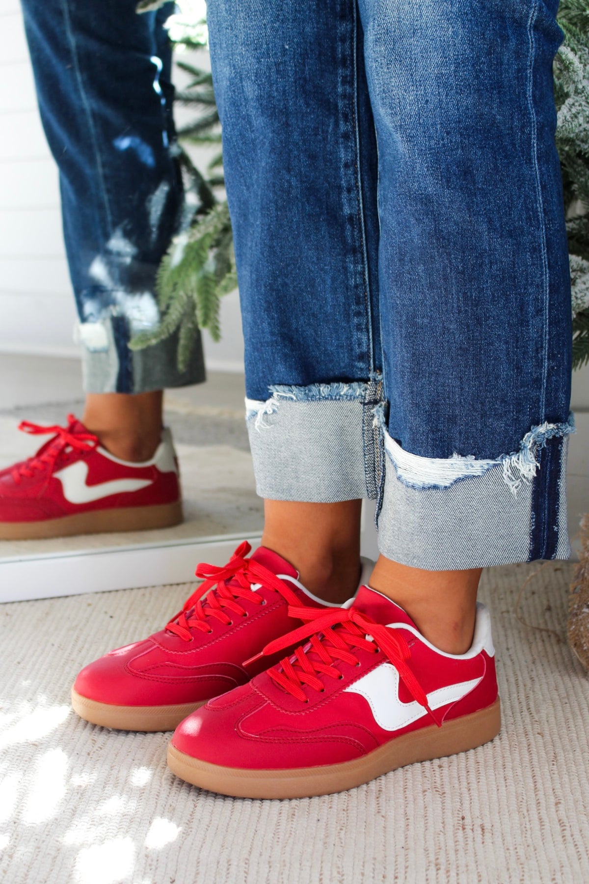 Everyday Kicks Modern Sneaker • Red