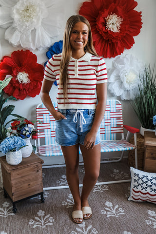 Pretty & Patriotic • Red Stripe