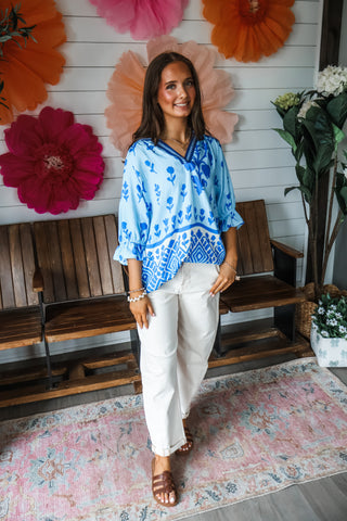 Lakeside Blooms • Blue
