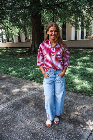 Picnic Perfect • Red Gingham