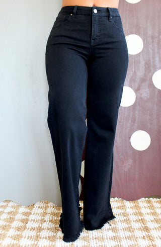Vivian Wide Leg | Tummy Control • Black