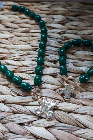 Beyond Blessed Stone Bracelet • Emerald