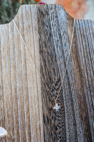 Angela • cross necklace