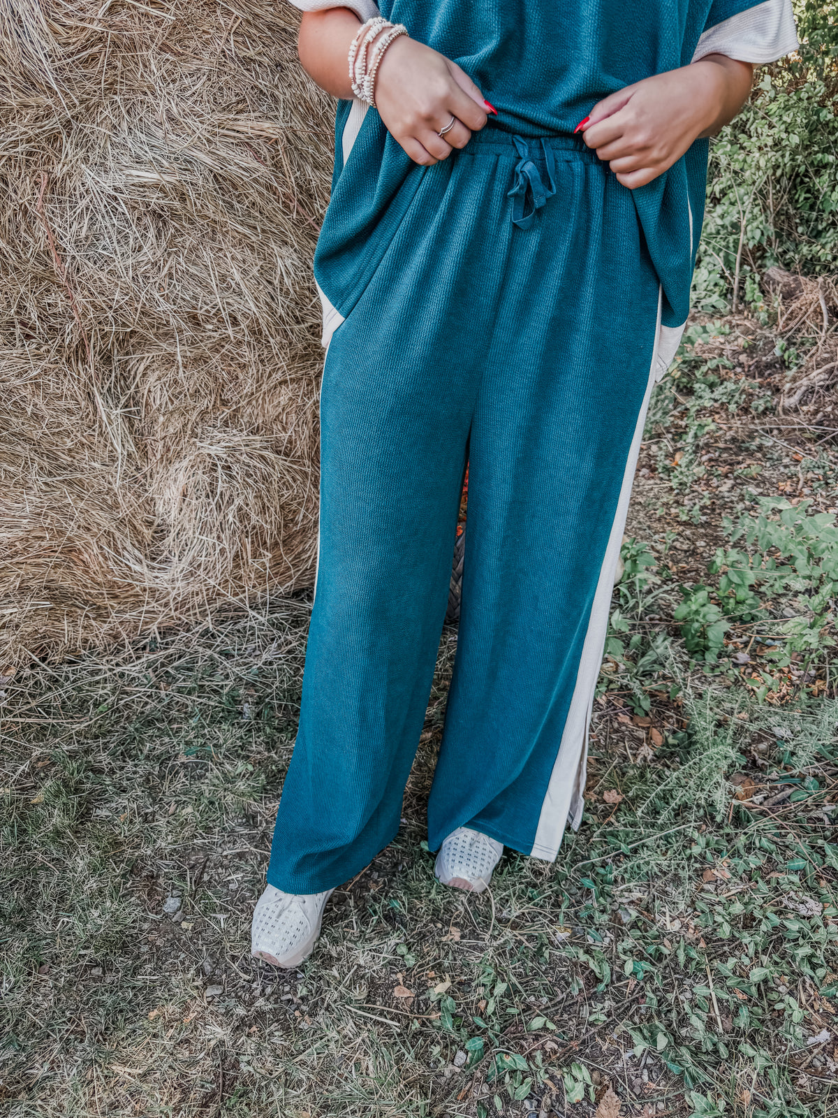 Leaf It To Me Pant • Emerald/Cream