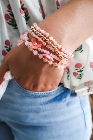 Blooming Days Bracelet • Pink