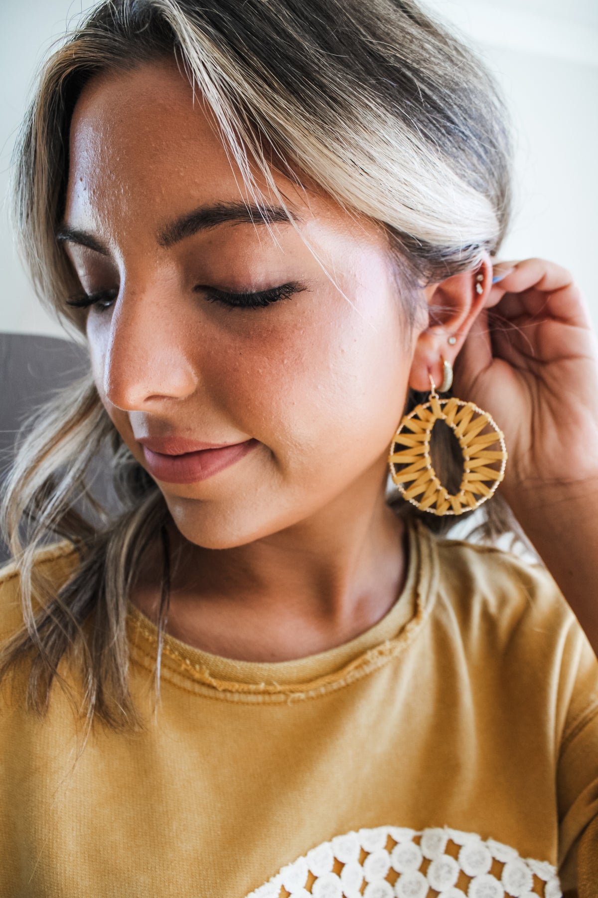 Make A Statement Earrings • Yellow - FINAL SALE