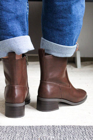 Adelaide Ankle Boot • Dark Brown
