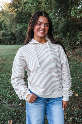 Keep It Toasty Pullover Hoodie • Cream