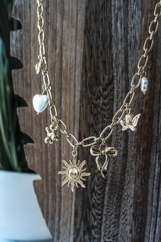 Good Things To Come Charm Necklace • Gold