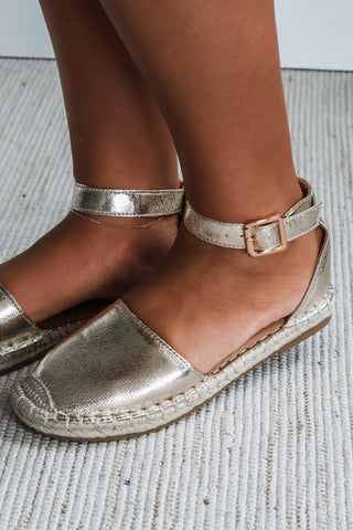 Gold+ Glam espadrille sandal - FINAL SALE