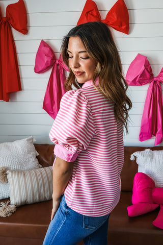 Full Of Charm • Pink Stripe