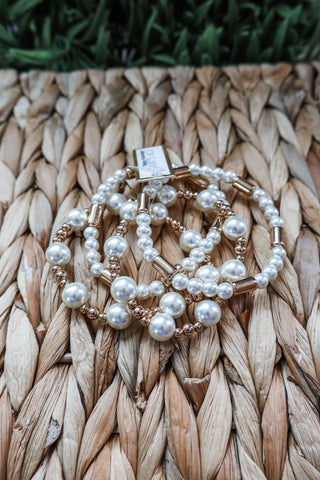 Madison • Pearl bracelet stack