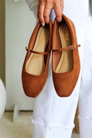 Olivia Ballet Flat • Cognac