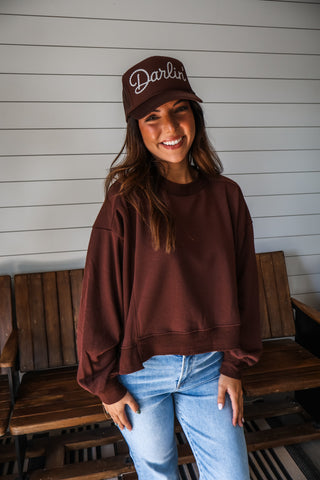 Go Getter Pullover • Cocoa Bean