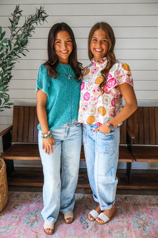 Seaside Bliss • Teal Green