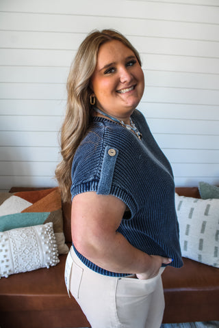 In My Own Time • Navy - PLUS - FINAL SALE