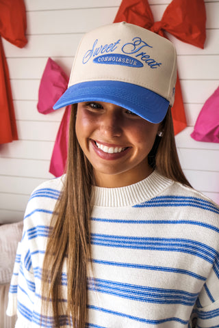 Sweet Treat Connoisseur Trucker Hat • Blue