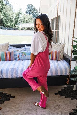 Endless Summer Jumpsuit • Pink Punch