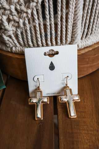 Guided By Grace Earrings • Silver Mix
