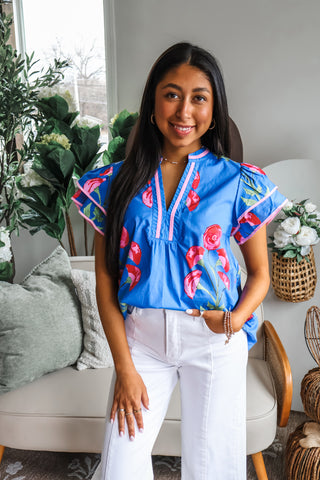 Petal Parade • Blue Floral