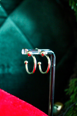 Merry Minimalist Hoop Earrings • Gold